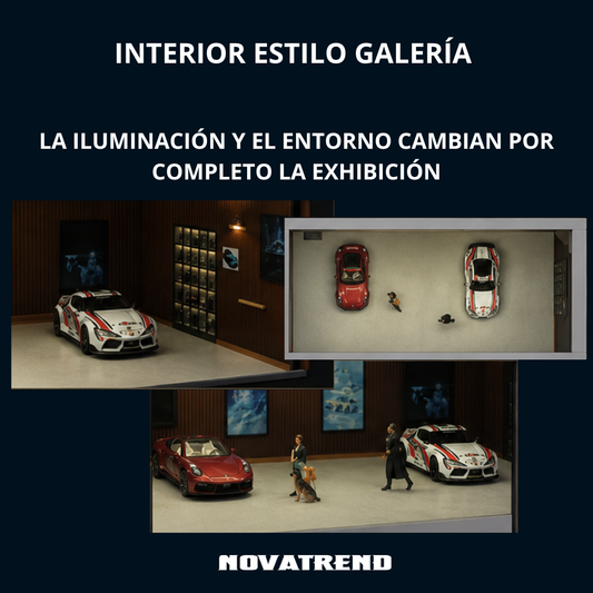 Espacio de Exhibición de Lujo Con Iluminación