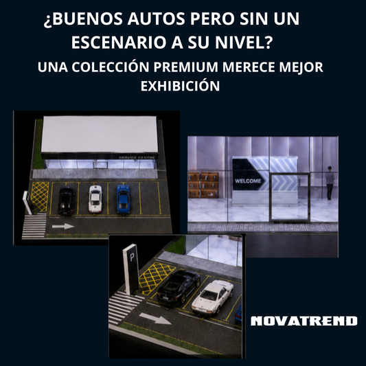 Vitrina Concesionaria LED para Coleccionistas