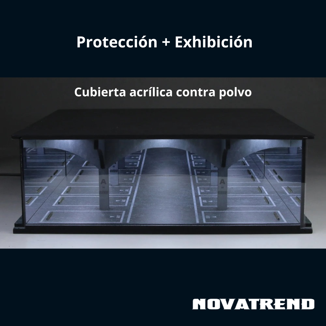 Diorama Premium 1:64 – Estacionamiento Subterráneo con LED