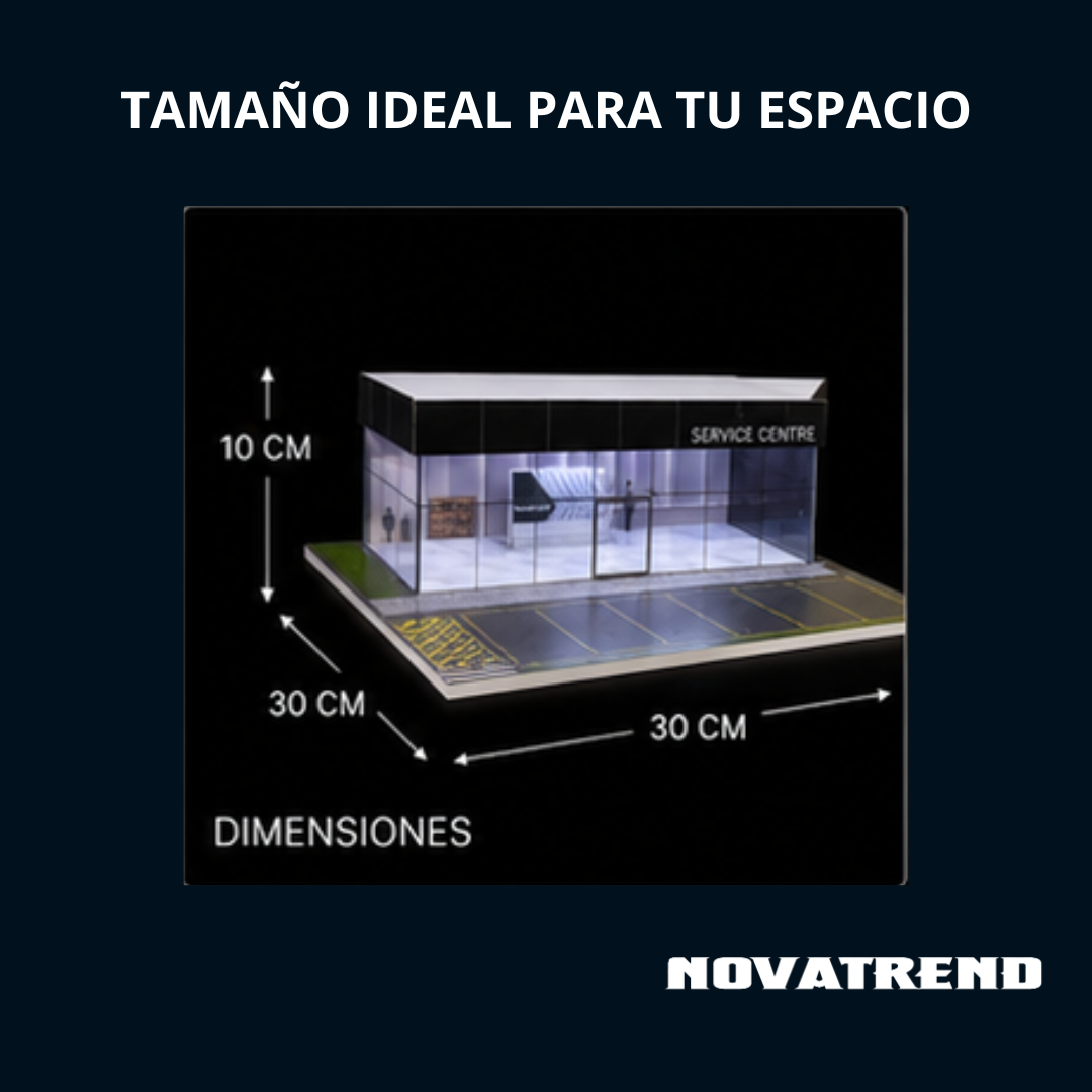 Vitrina Concesionaria LED para Coleccionistas