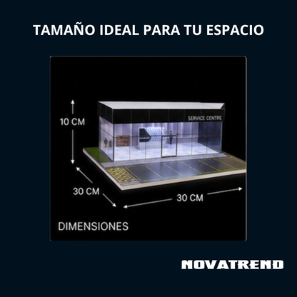 Vitrina Concesionaria LED para Coleccionistas